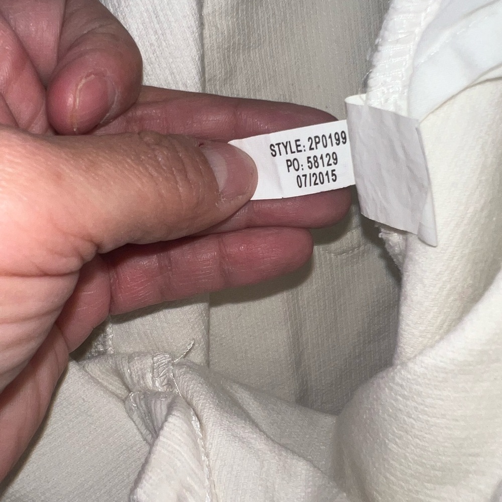 Vineyard‎ Vines Off White/Ivory Corduroy Jeans Women’s Size 12 - Picture 5 of 5
